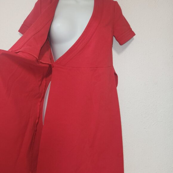 Boden *** stylish wrap dress Burnt Orange in size 4P - Picture 9 of 12